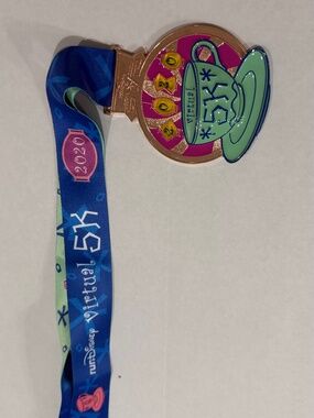 runDisney 2020 Virtual 5K Mad Tea Party Medal